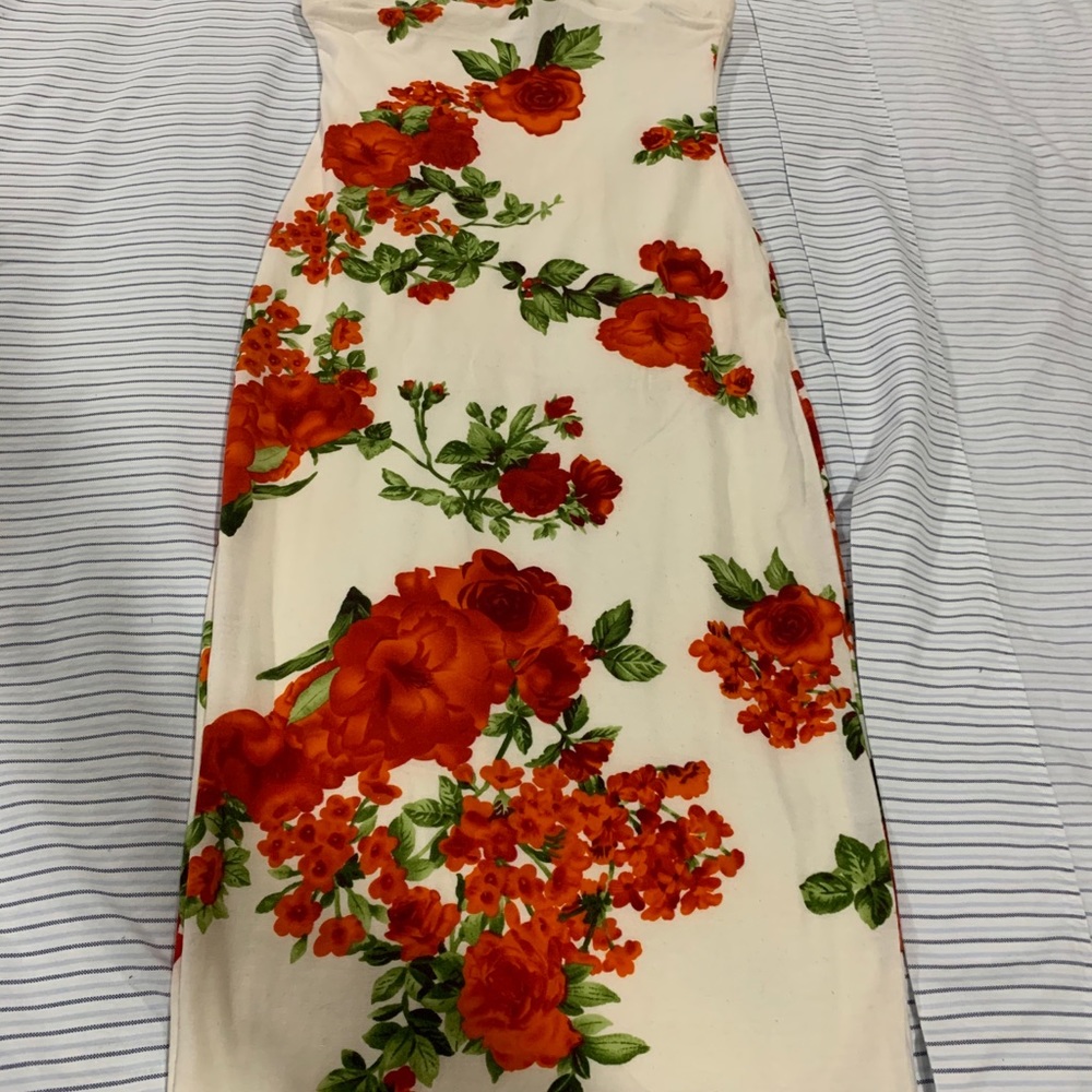 Strapless dress